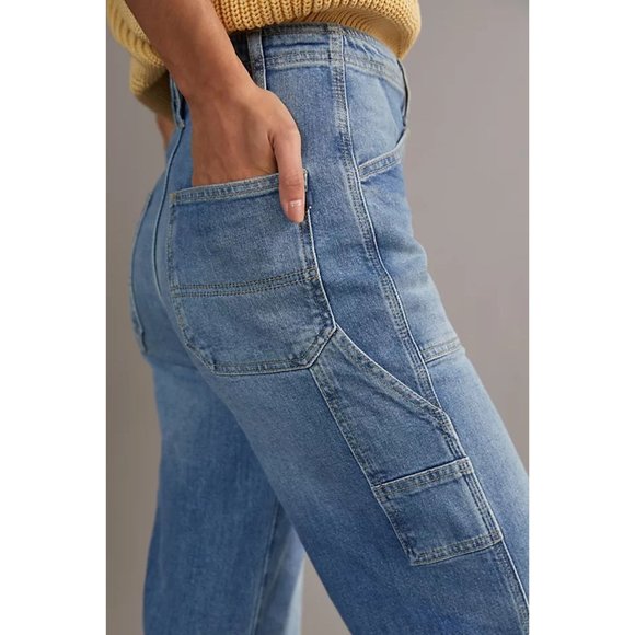 Anthropologie Carpenter Wide Leg Jeans - Picture 4 of 11